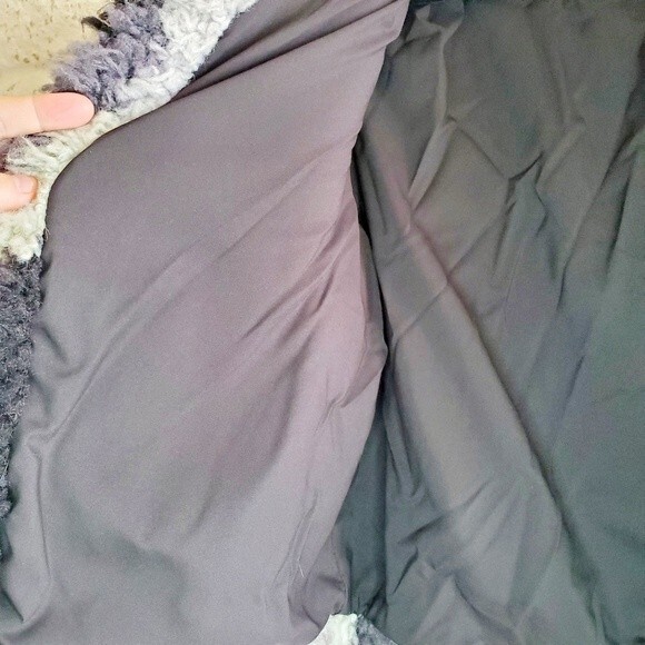 1.State Patchwork Cropped Jacket Womens Faux Fur Coat Cozy Fall Funky Jacket SZM - Picture 6 of 12